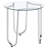Dutton Chrome 2-piece Round Coffee Table Set