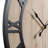 Avita 19.7-inch Harper Wood Quartz Wall Clock