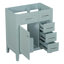 Meuble-lavabo de 30 po sans lavabo, base d'armoire seulement, armoire de salle de bain avec tiroirs, structure solide et panneau de fibres à densité moyenne-101825118-101873621