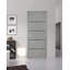 Porte intérieure moderne en bois pré-montée avec quincaillerie Planum 0015, cadre en béton à panneau unique, portes robustes pour salle de bain et chambre à coucher - 42 po x 80 po-109771046-109771029