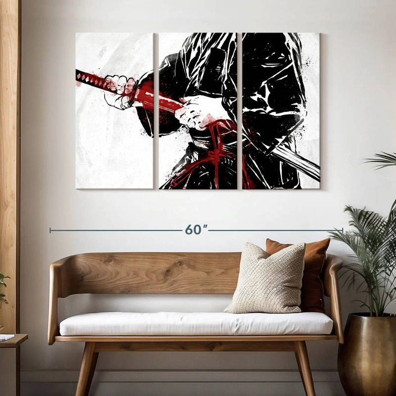 Sireci Katana Man, 32" H x 50" W
