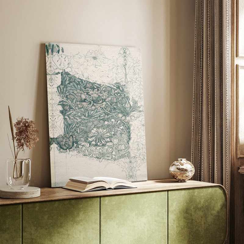 Framed On Canvas Print, 13" H x 9" W