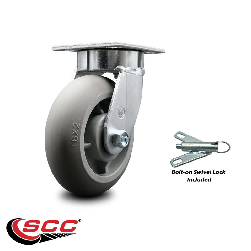 Kingpinle Thermoplastic Swivel Caster
