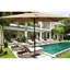 Parasol de patio extérieur de 6 pi x 9 pi, protection 40+ Upf, imperméable, manivelle et inclinable pour parasol d'extérieur rectangulaire 9 pi x 6 pi-1109839280
