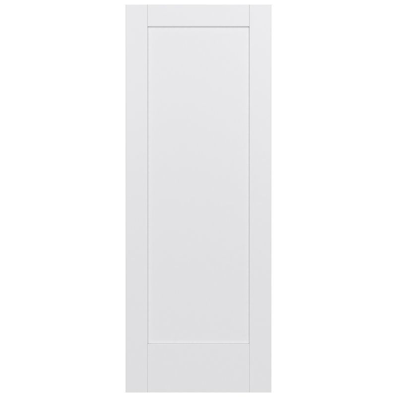 MODA 1-Panel Solid Core Primed Slab Interior Door, 24" x 80"