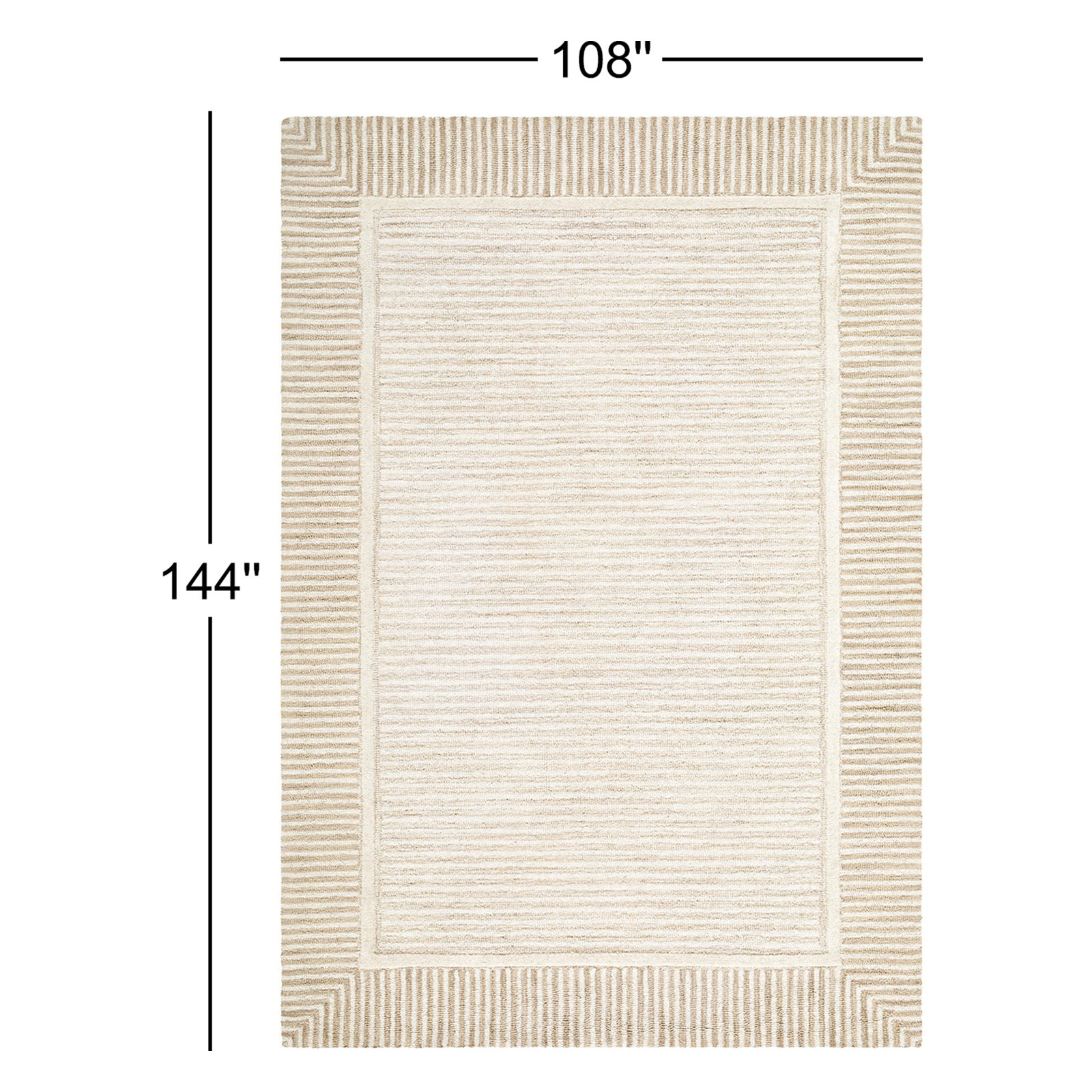 Chesser Handmade Indoor Area Rug, Rectangle 9' x 12'