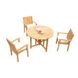 Leveb Outdoor 7 - Piece Teak Dining Set