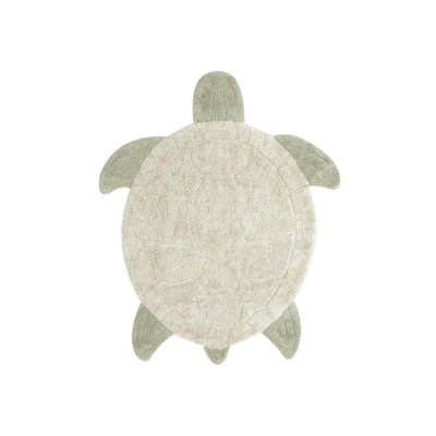 Washable Cotton Rug Sea Turtle
