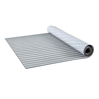 Revêtement de sol pour bateau, revêtement de pont en mousse EVA, 240 cm x 116 cm, 2,8 m², antidérapant et autoadhésif, pour bateau, yacht, ponton, kayak