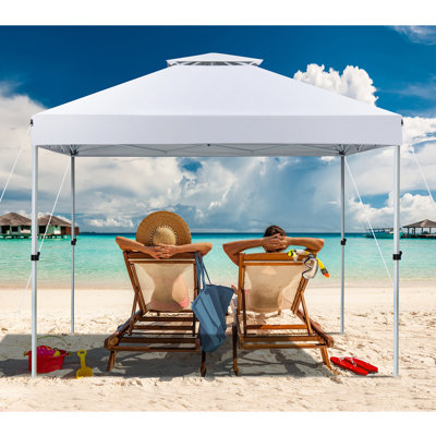 108'' W x 120'' D Metal Pop-Up Canopy