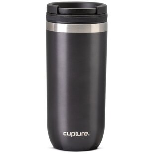 Insulated Skinny Stainless-Steel Tumbler - 18oz Coffee Tumbler with Flip-Top Lid - Travel Coffee Mug 100% Leakproof Lids - Slim Vacuum-Insulated