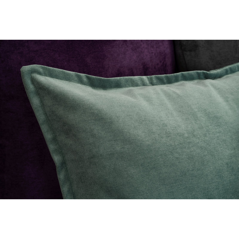 Mixology Velvet Bed Cap Comforter Set with Sewn Corners, Full Comforter + 2 Bed Shams, Iron
