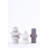 Iron Candle Holder Small White