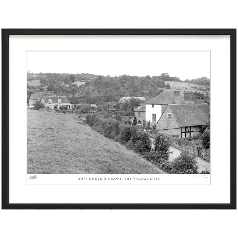 Hope Under Dinmore, The Village C1955 - Single Picture Frame Print, 40cm H x 50cm W x 2.3cm D