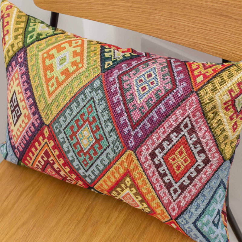 Multicoloured Cushion, 43x30cm, Cover only