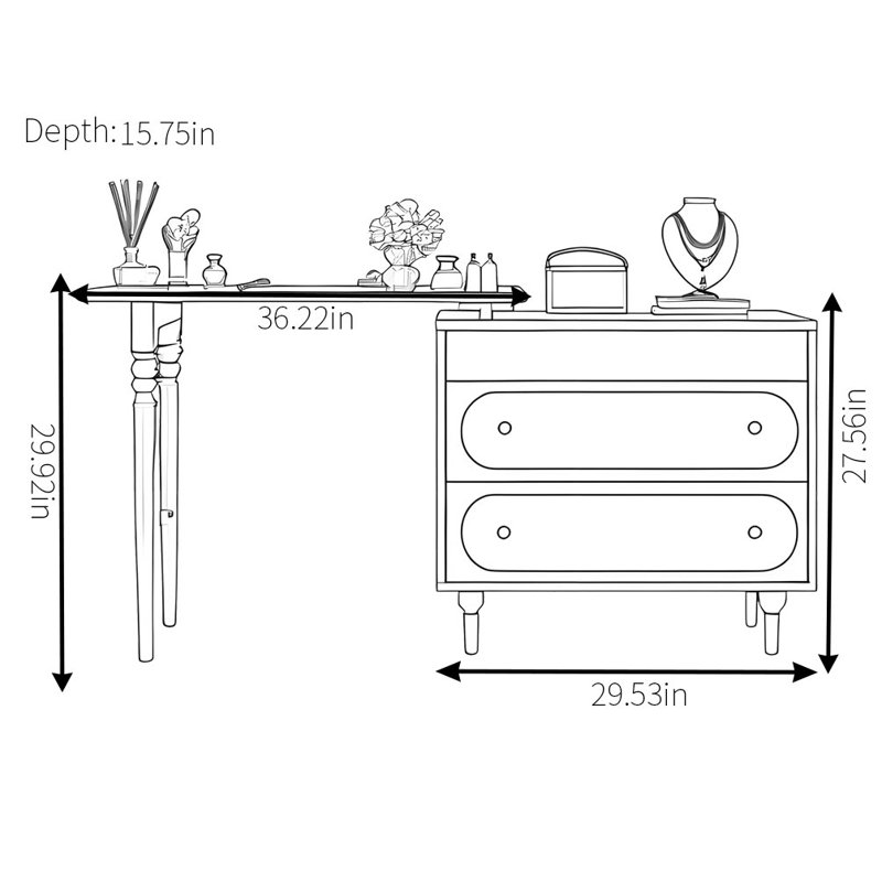 Commode moderne moderne et pratique