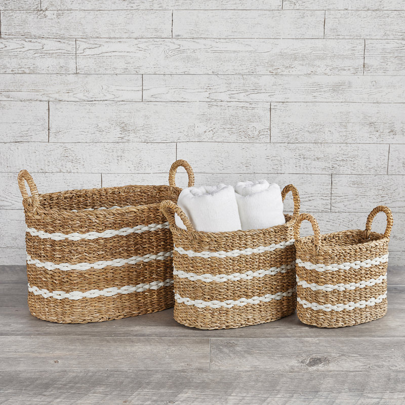 Bayou Breeze Seagrass Decorative Basket