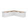 Eslick Solid Wood Corner Breakfast Nook Bench with Storage