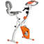 3-in-1 Folding Exercise Bike 8-Level Magnetic Resistance Orange