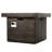 32.48 In Depth Width Fire Pit 40,000 Brown For Summer Fun Gatherings