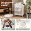 Plastic Rolling Laundry Basket with Handles
