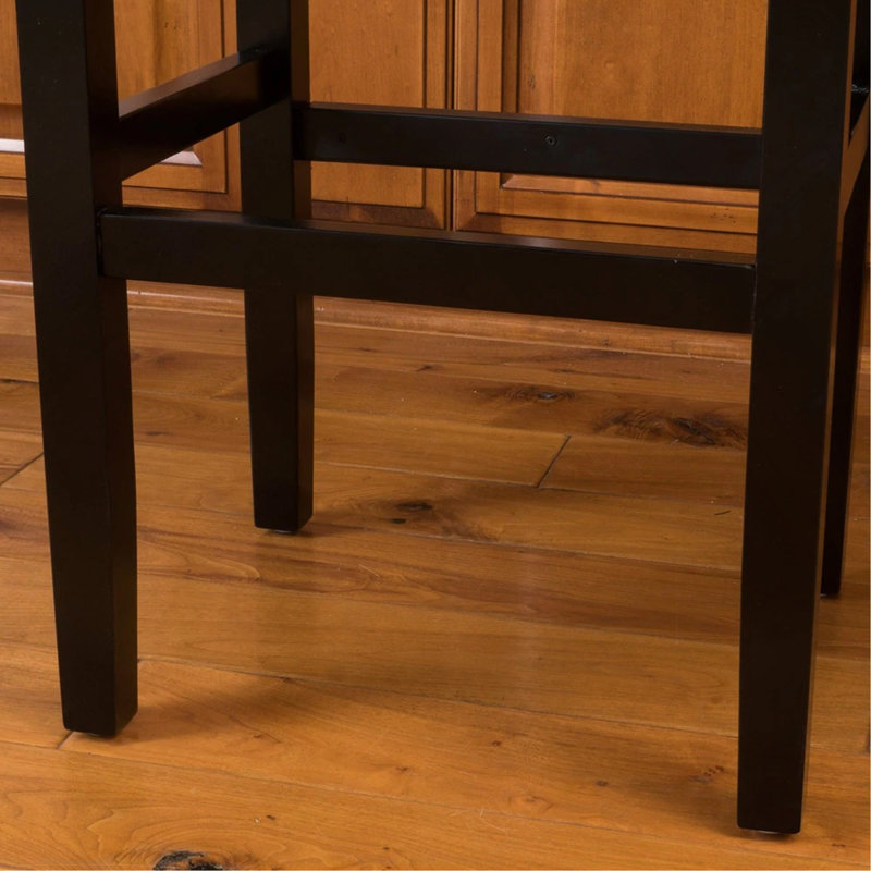 Tabouret de comptoir de 30 pouces en simili cuir brun (ensemble de 2)