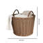 Panier en osier de résine Stroh