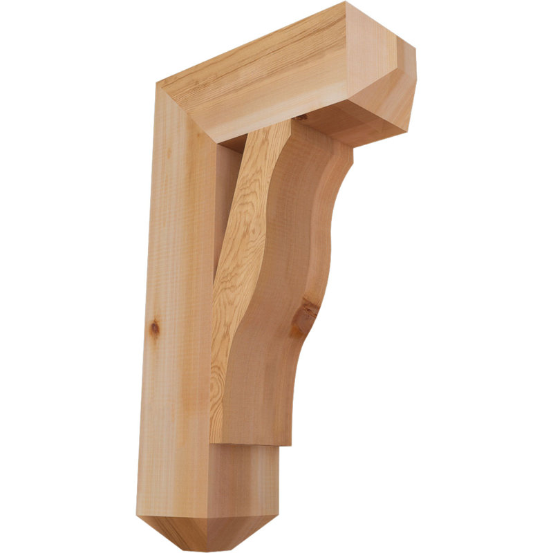 Support pour artisan Funston, Lisse, Cèdre rouge, H 30 po x l 5,5 po x P 18 po