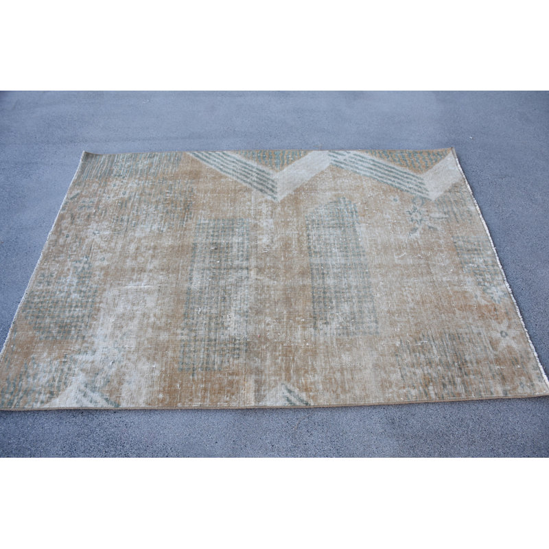 Tapis beige en laine Modern Modern