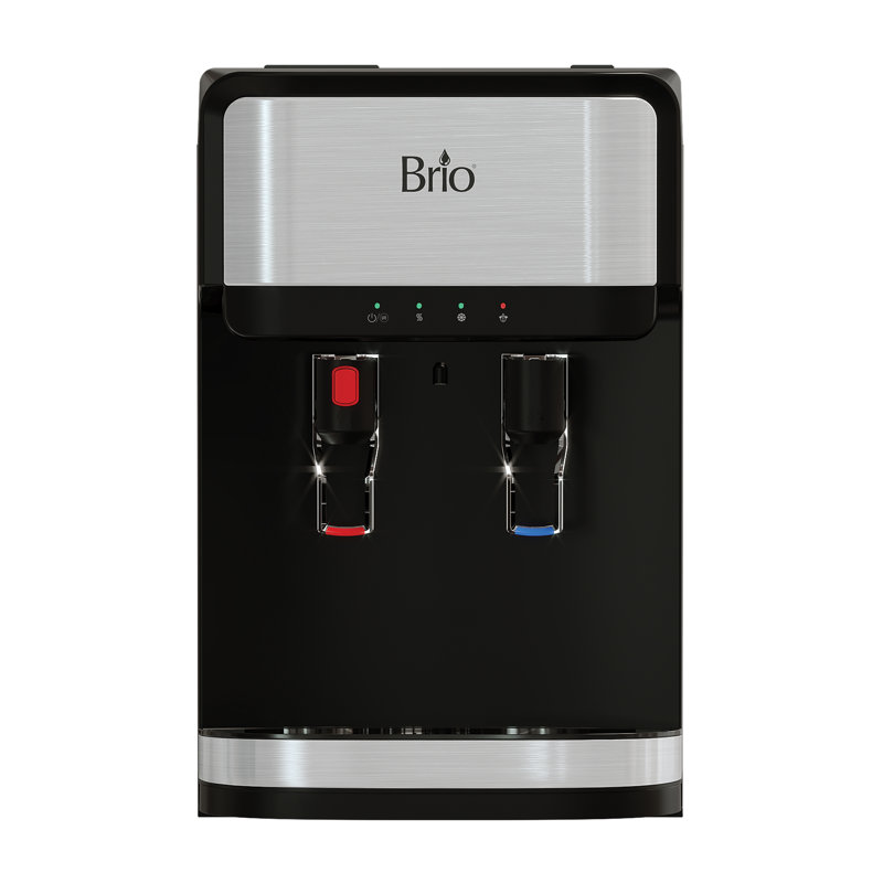 Brio comptoir argenté sans bouteille électrique filtré