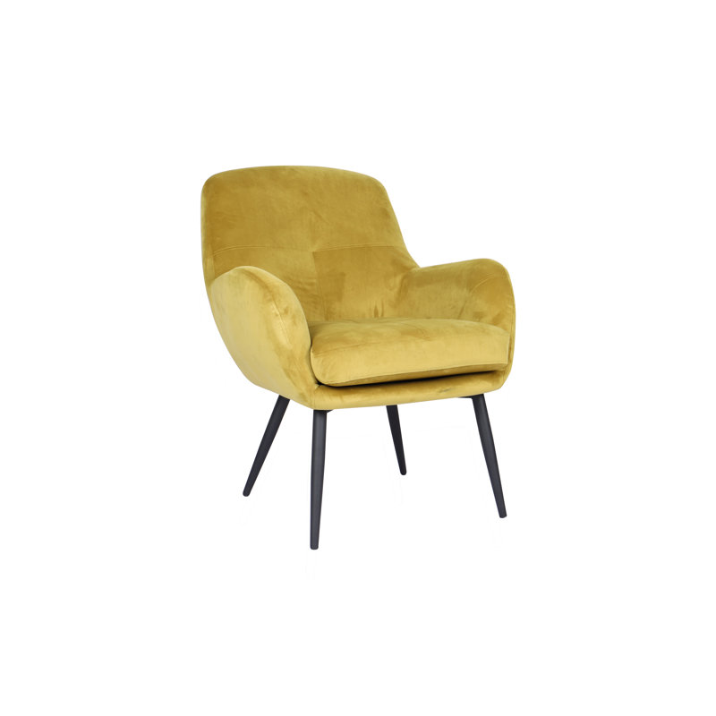 Upholstered Side Chair, Amber Green