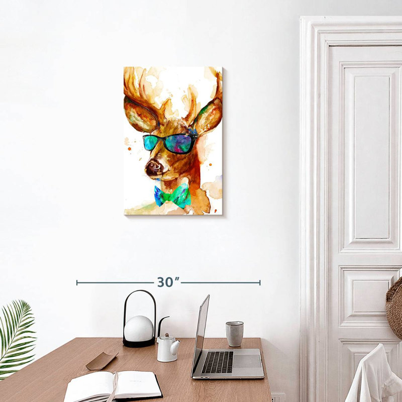 Brampt Cool Deer, 24" H x 16" W