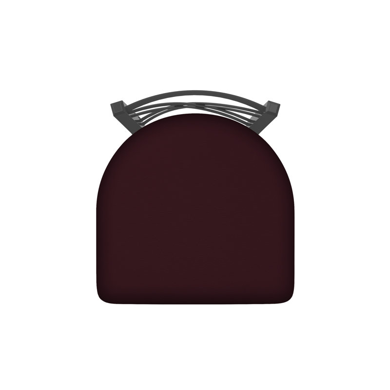 Tabouret pivotant XL 820 Catalina, Étain, Vinyle - bordeaux Canter, Tabouret de comptoir (siège d'une hauteur de 25 p