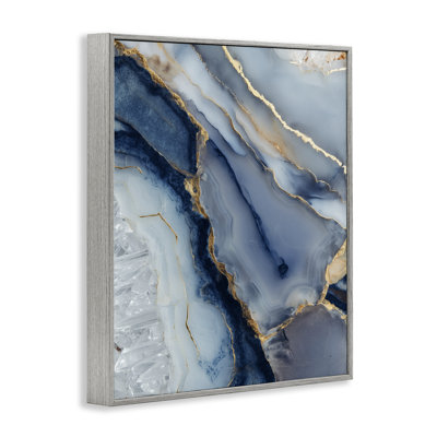 Giclée encadrée de cristal Twilight Cracks, design par Svetlana Aleynikova