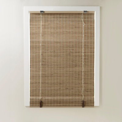 Bamboo Light Filtering Roman Shade 64"L