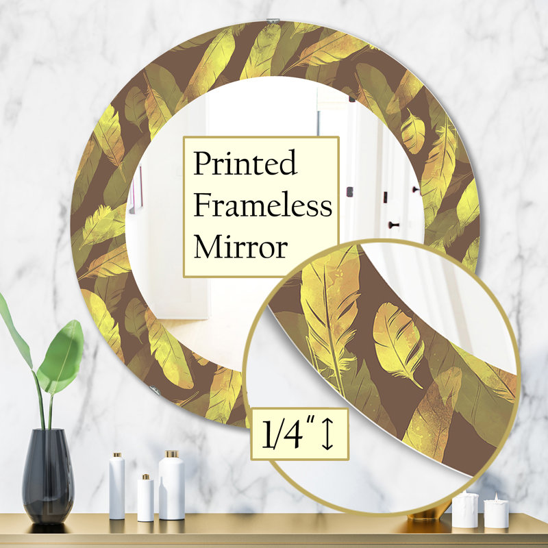 Miroir mural bohème et éclectique Moods 4, H 31,5 po x l po