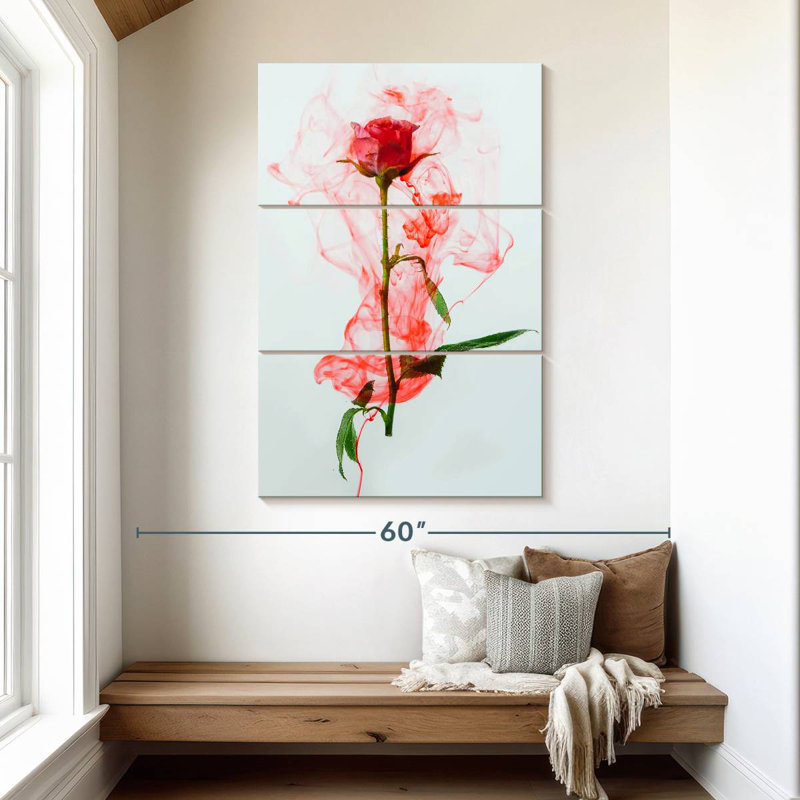 Harnek Rose sous l'eau, H 50 po x l 32 po