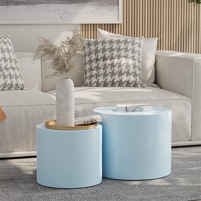 2 tables gigognes avec rangement Kingzton