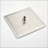 10" Wall Mount Rainfall Square Shower Head-124563225