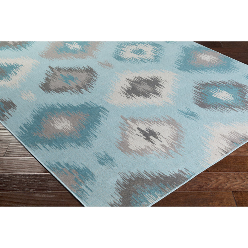 Geometric Indoor Rug, Rectangle 5'4" x 7'8"