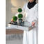 S / 3 plateaux gigognes décoratifs gris galvanisé
