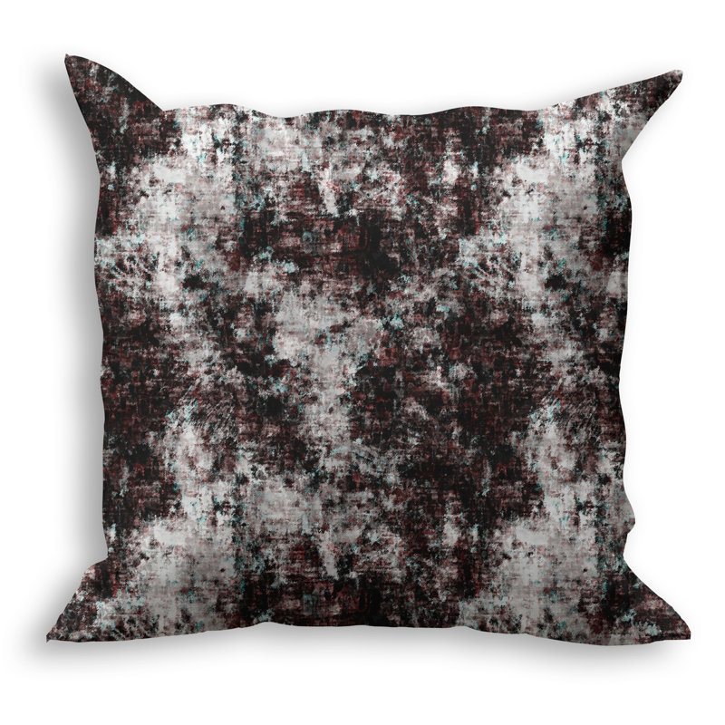 Abstract Outdoor Reversible Throw Pillow, 26" x 26"