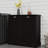 Black E1 Laundry Classifier With Two Compartments - Painted Shell Sorter Closet. Stylish And Practical. Painting For Durability. Removable Bags. Can Bear 100 Pounds. Assembly Required-926340690