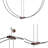 Silver Round Skeleton Wall Clocks-135089246
