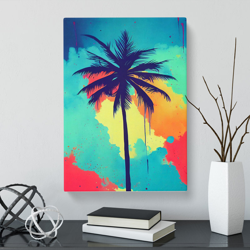 Palm Tree Vol.2 - Wrapped Canvas, 50cm H x 35cm W x 3cm D