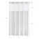 Clairece Geometric Tassels Shower Curtain with Snap-in Liner, No Hooks Required