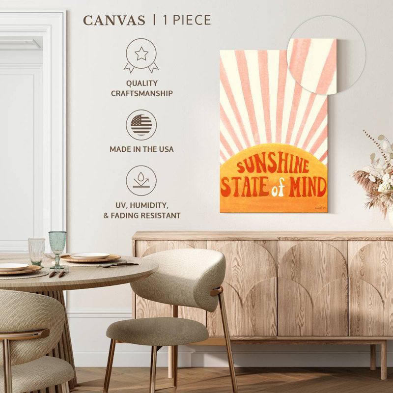 Tergel Sunshine Mind, 51" H x 34" W