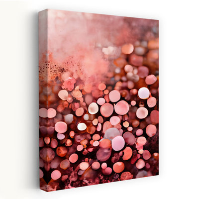 «Bubble Dreamscape Abstract Modern Landscape Nature», reproduction d'art murale