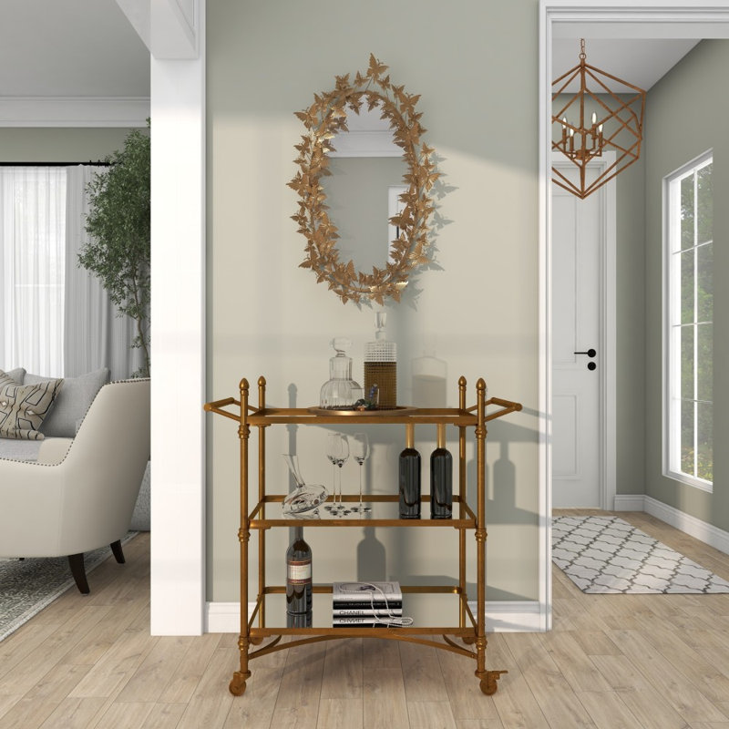 Miroir mural ovale Maribel 19 po x 5 po x 33 po Maribel