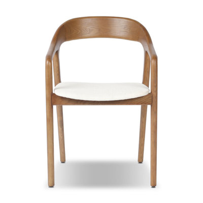 Kayla Genuine Leather Dining Armchair